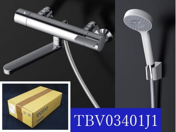 TOTO 浴室用水栓金具 TBV03401J1 GGシリーズ 壁付サーモスタット