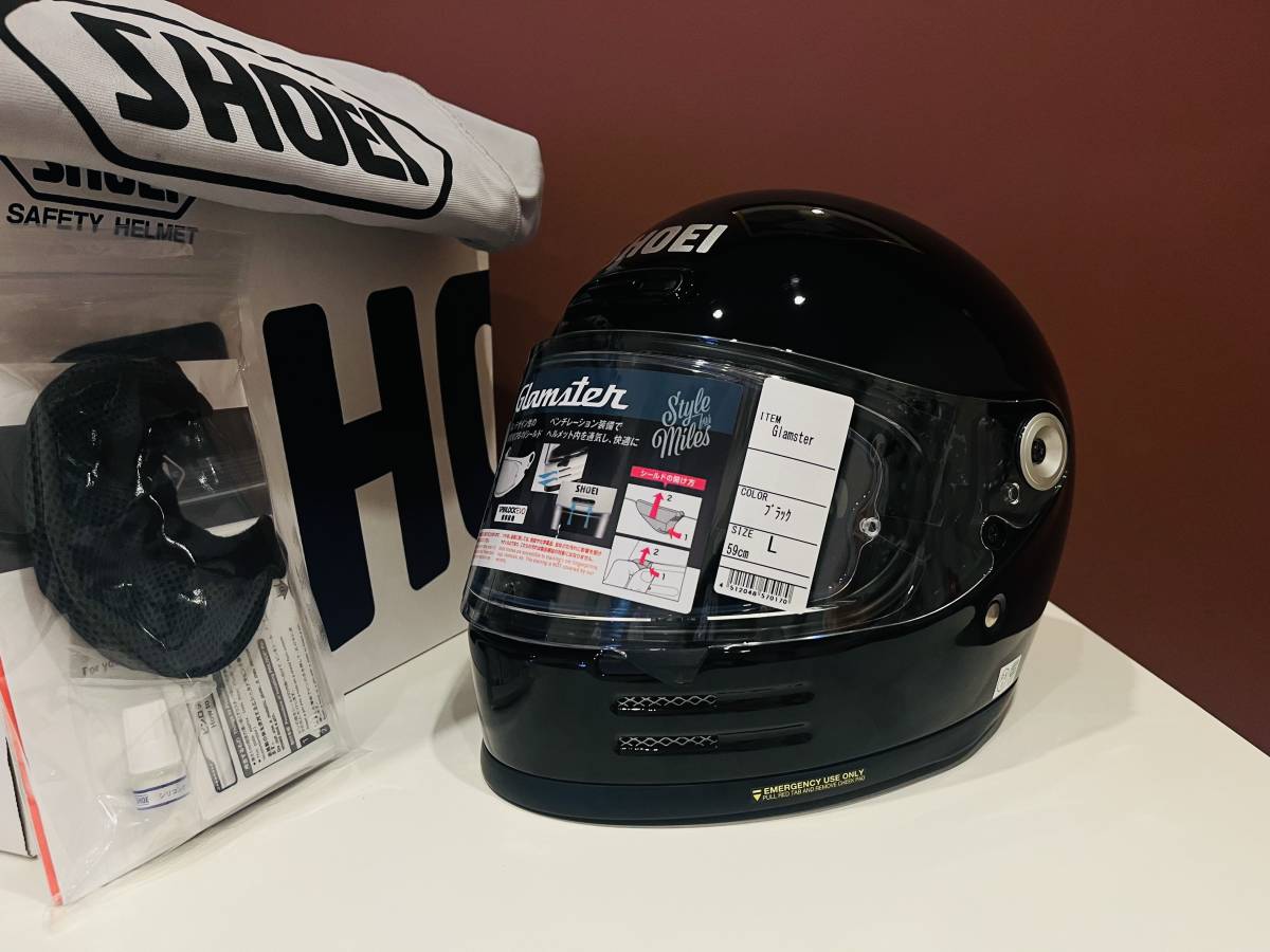 美品 SHOEI ショウエイ グラムスター ビバーク TC-9 Lサイズ（美