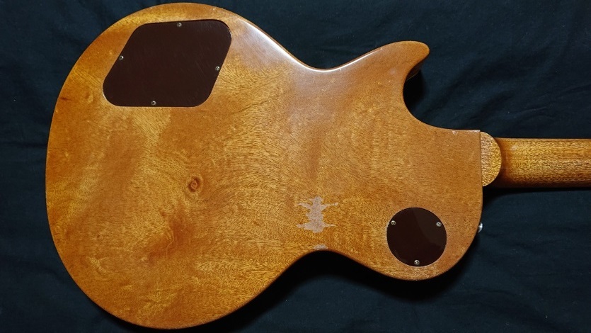 レスポール　マホガニーボディ！おまけ付き！ やや傷や汚れあり】Handmade Les Paul All Mahogany 完全1ピースボディ