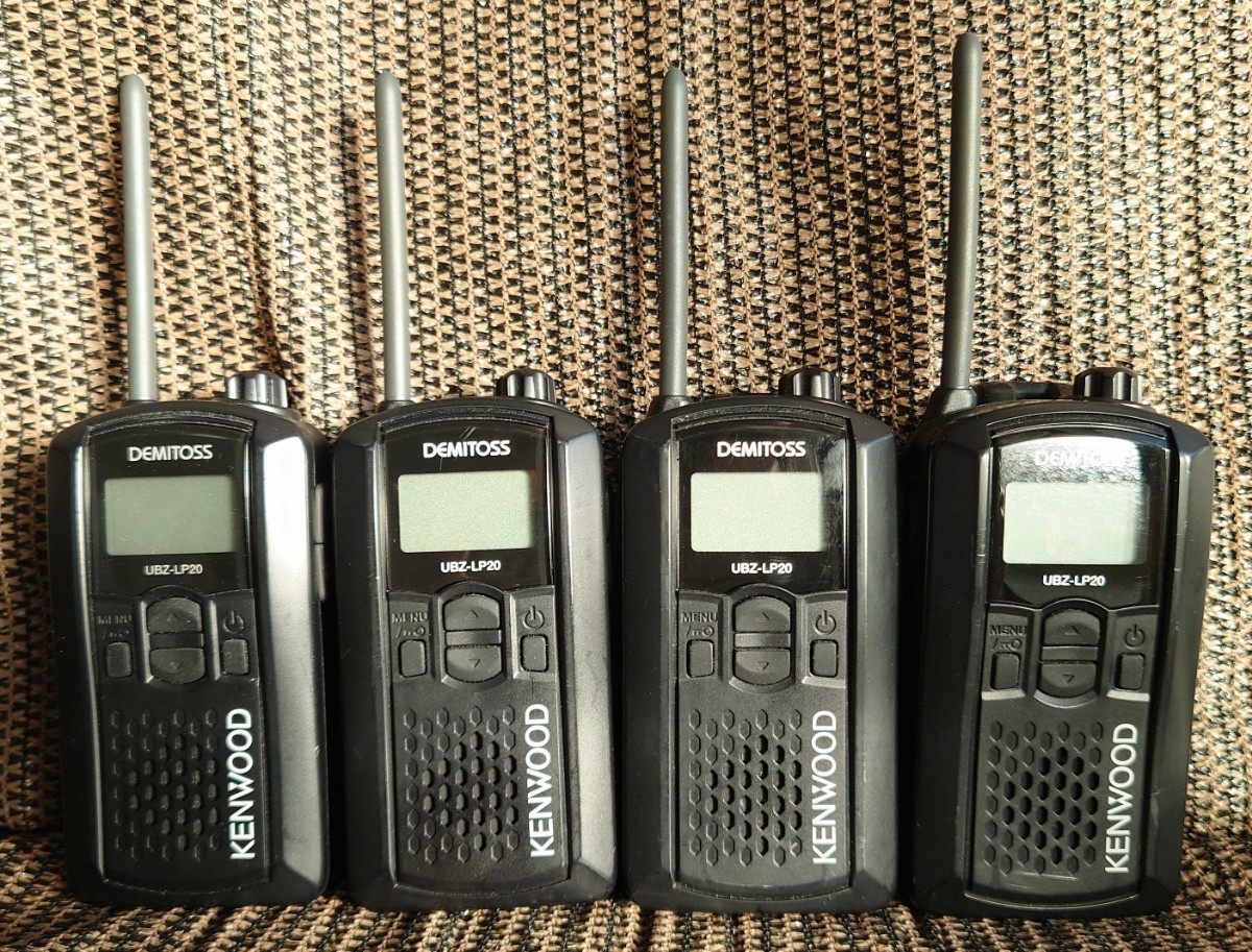 KENWOOD UBZ-LP20 トランシーバー 4台セット