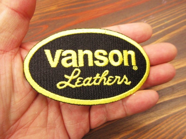 未使用】未使用 VANSON オーバルロゴ ワッペン パッチ（ ベスト