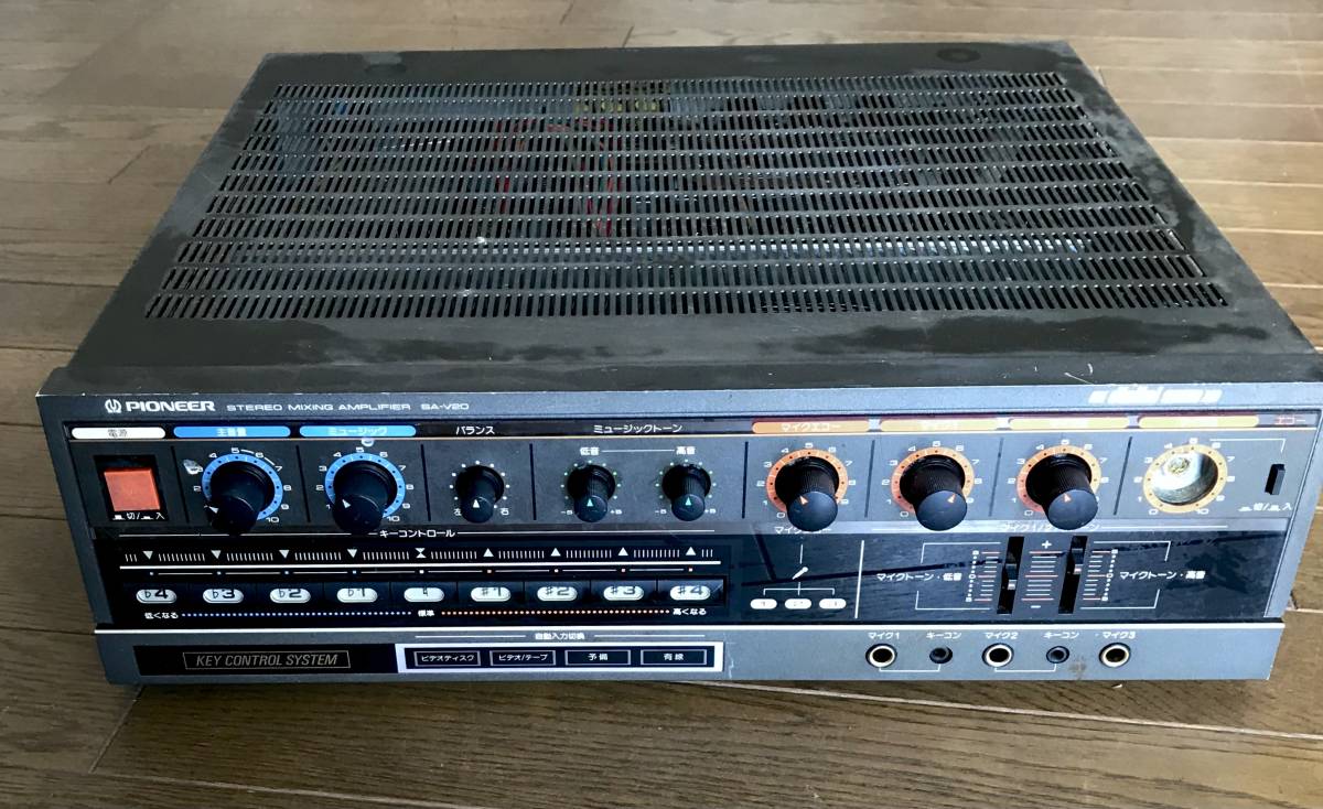 01Pioneer パイオニア カラオケアンプ SA-V21II 動作確認済 希少‼︎】パイオニア カラオケアンプSA-V21Ⅱ動作確認済み PIONEER