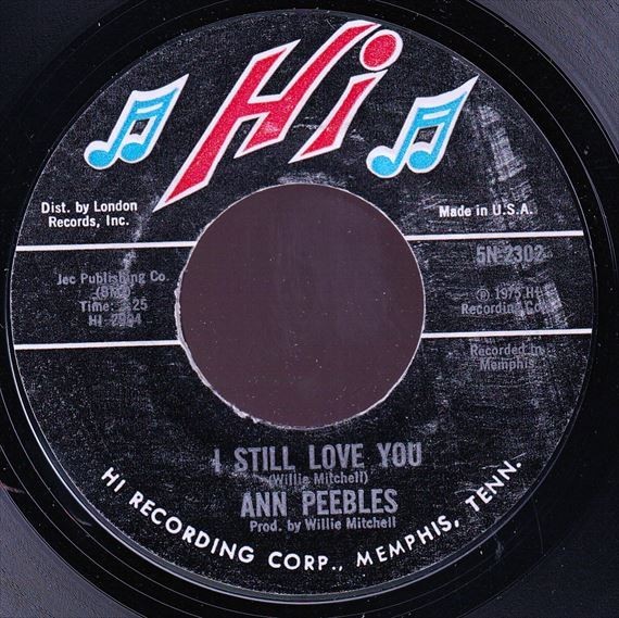 【やや傷や汚れあり】Ann Peebles Dr. Love Power / I Still Love You (A) SFGA189の