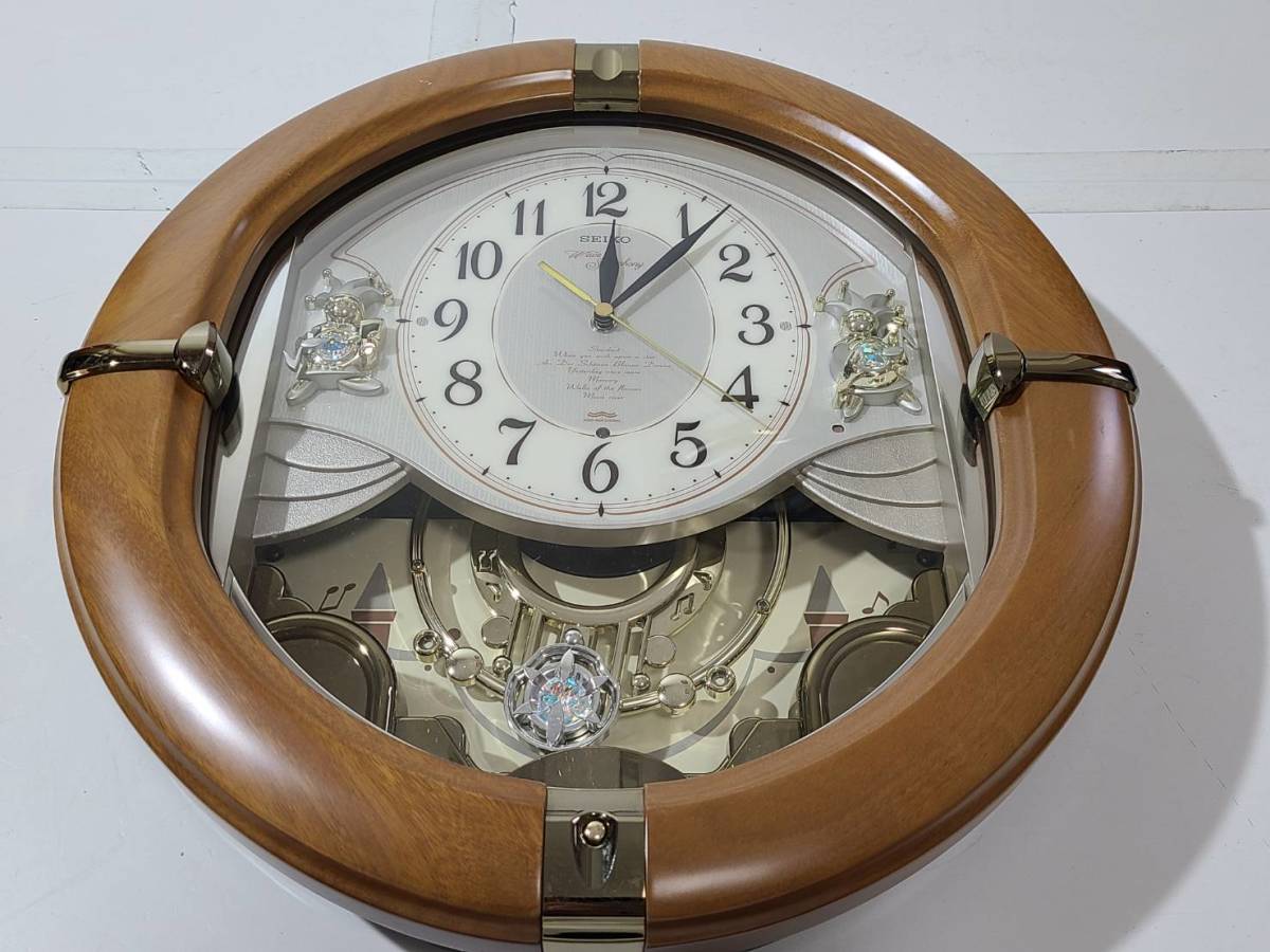 やや傷や汚れあり】0208-17 SEIKO セイコー 壁掛け 時計 AM219 B