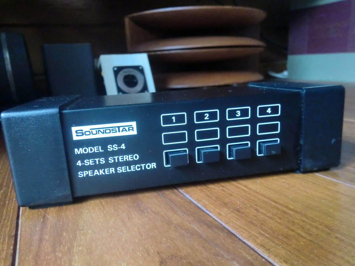 【やや傷や汚れあり】SOUNDSTAR MODEL SS-4 STEREO SPEAKER SELECTOR スピーカーセレクターの落札情報 ...