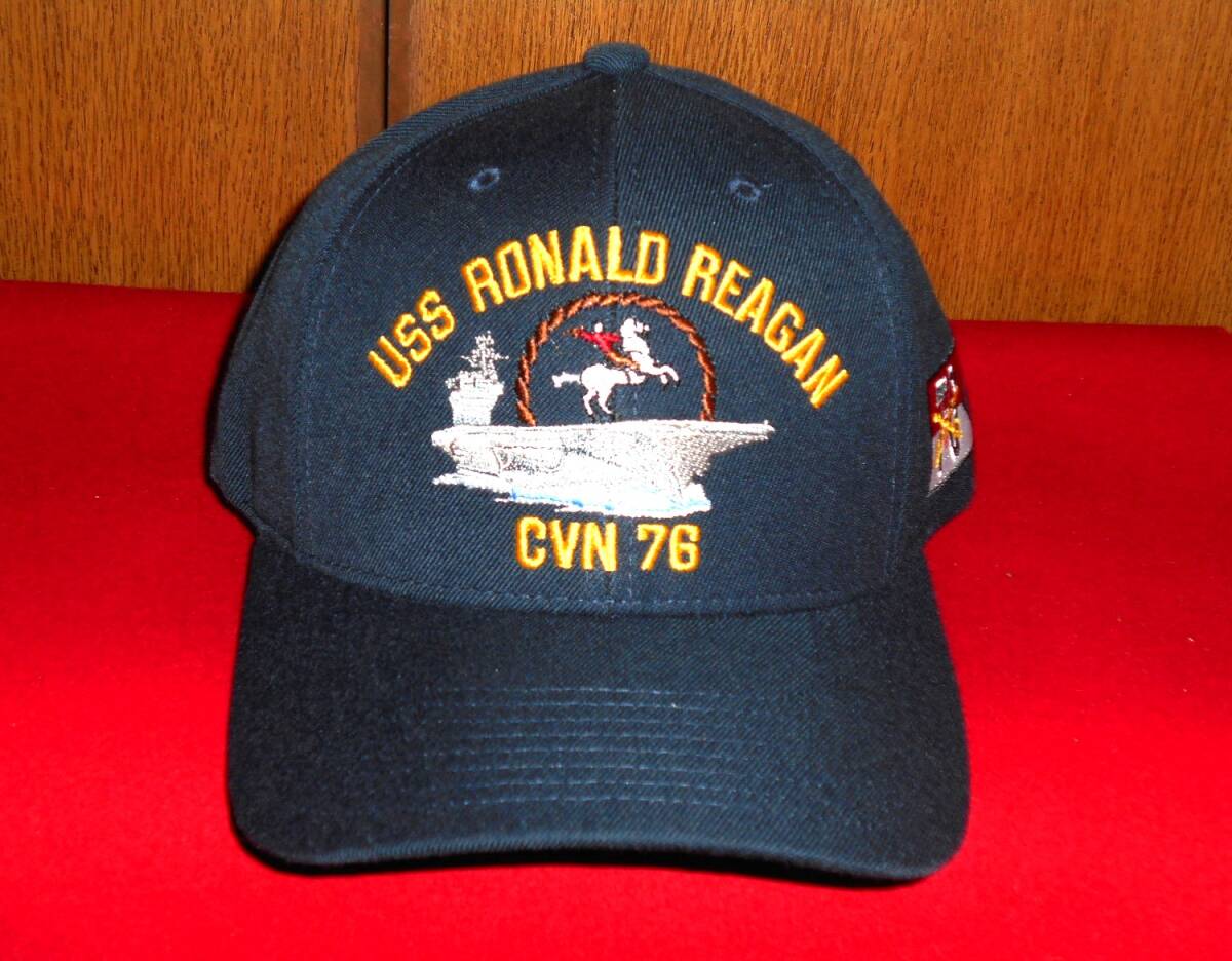 米海軍 USS (CVN-76) 原子力空母ロナルド・レーガン キャップ