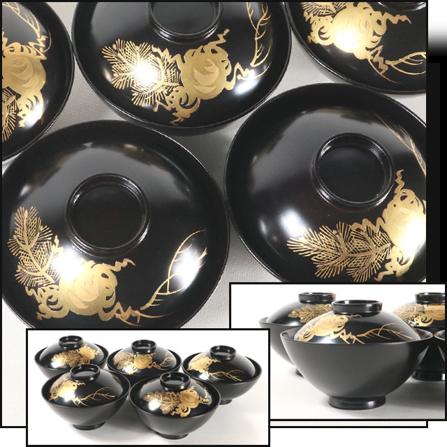 【未使用】極上の輪島塗 蒔絵四段重 慶塚 未使用】極上の輪島塗 蒔絵四段重 慶塚 （商品紹介 ｜輪島塗の慶