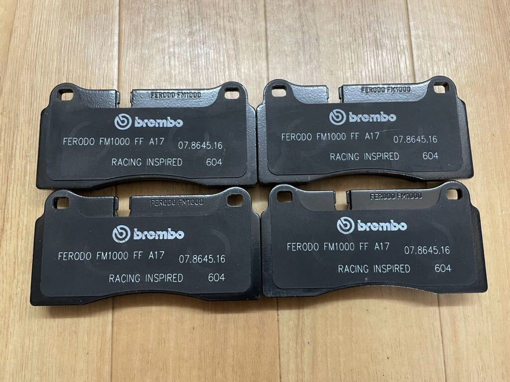 目立った傷や汚れなし】brembo ブレンボ F40 F50 ブレーキパッド 