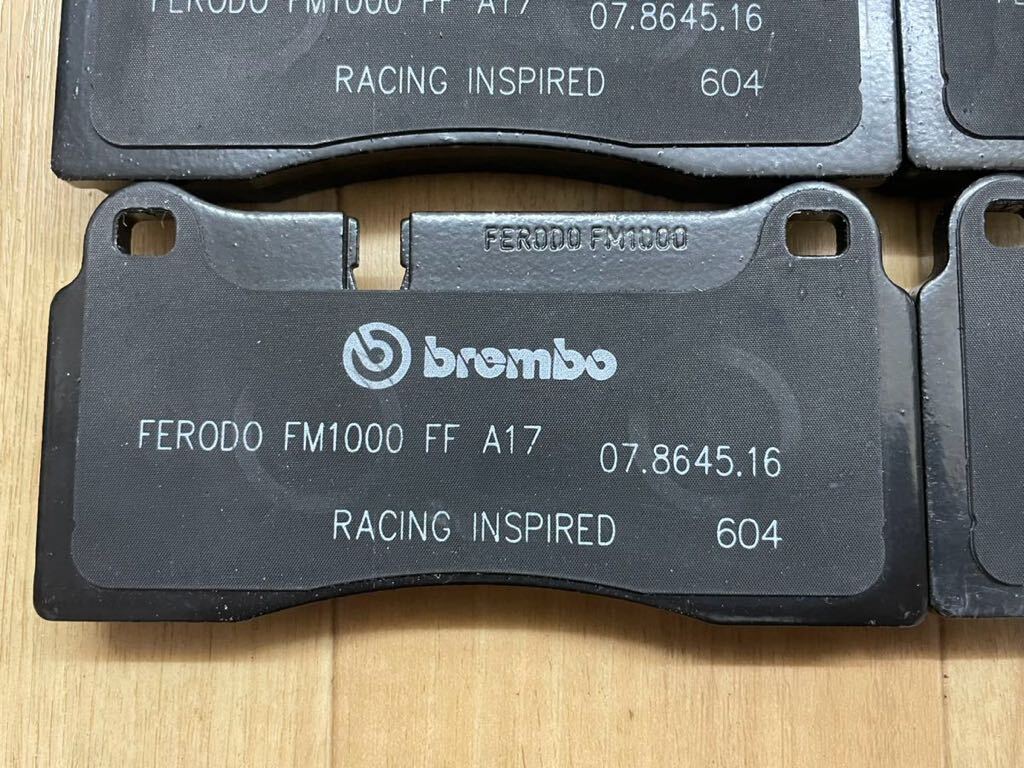 目立った傷や汚れなし】brembo ブレンボ F40 F50 ブレーキパッド 