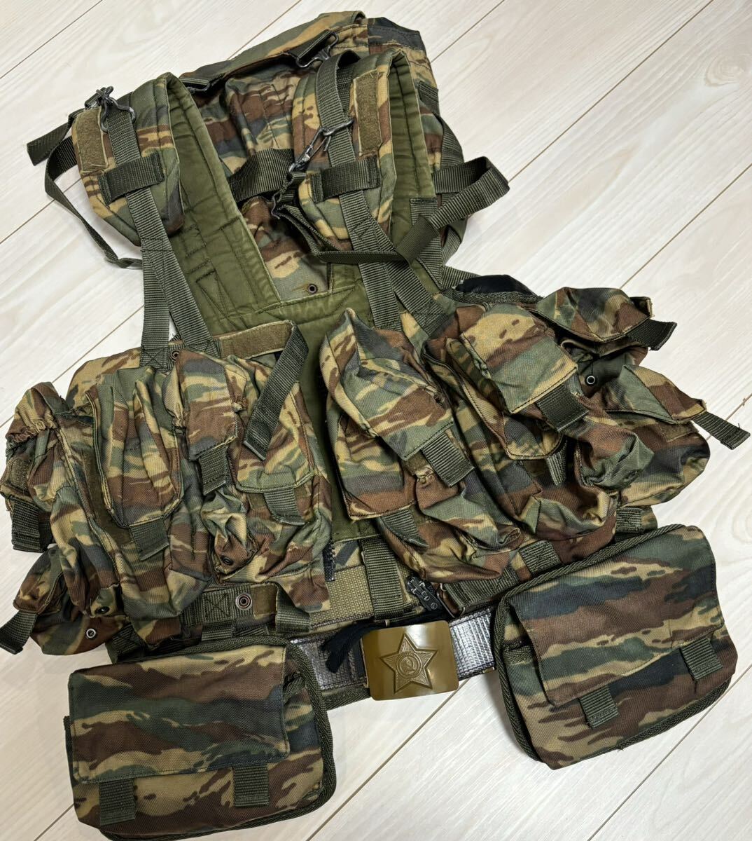 ロシア軍 実物 ロシア内務省 OMON 緑 Kamish タクティカルベスト