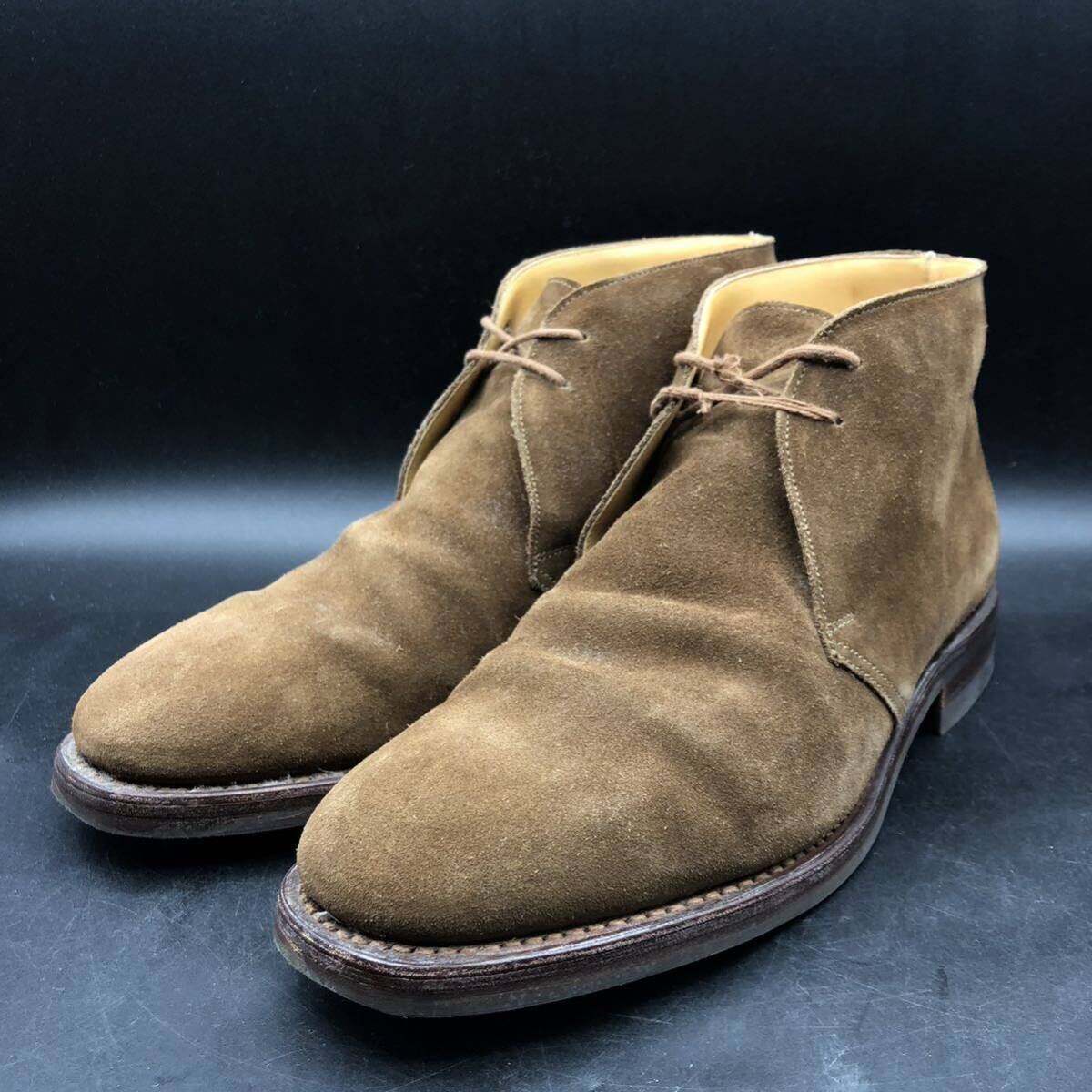 CROCKETT&JONESハンドグレードスエードチャッカSANDOWN65E