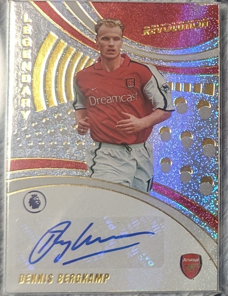 デニス・ベルカンプ 直筆サインカード PANINI TREBLE SOCCER 199枚限定 