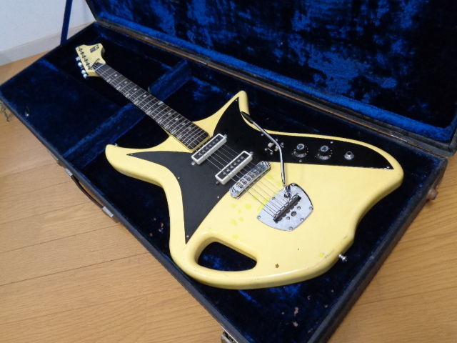激レア Guyatone グヤトーン シャープ5 ギター ハードケース付