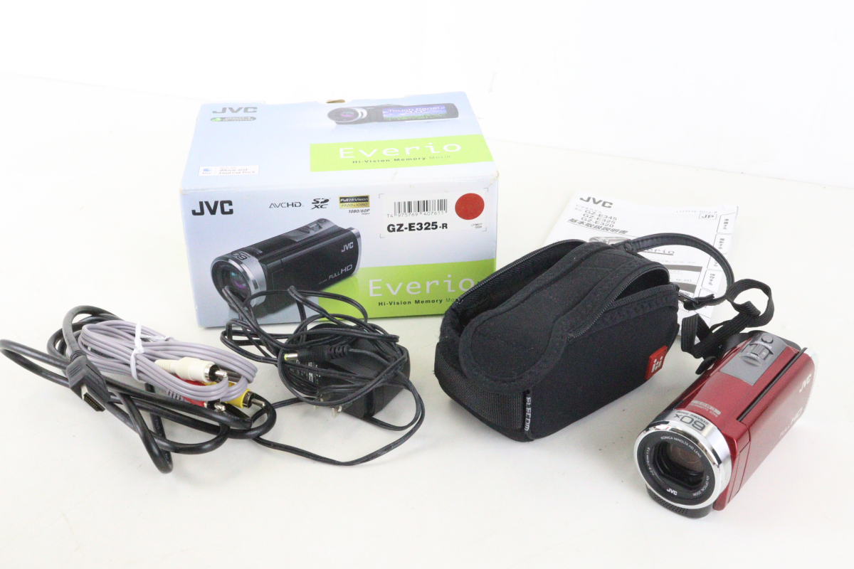 JVCケンウッド GZ-E108-B 割り切っ ハイビジョンメモリームービー