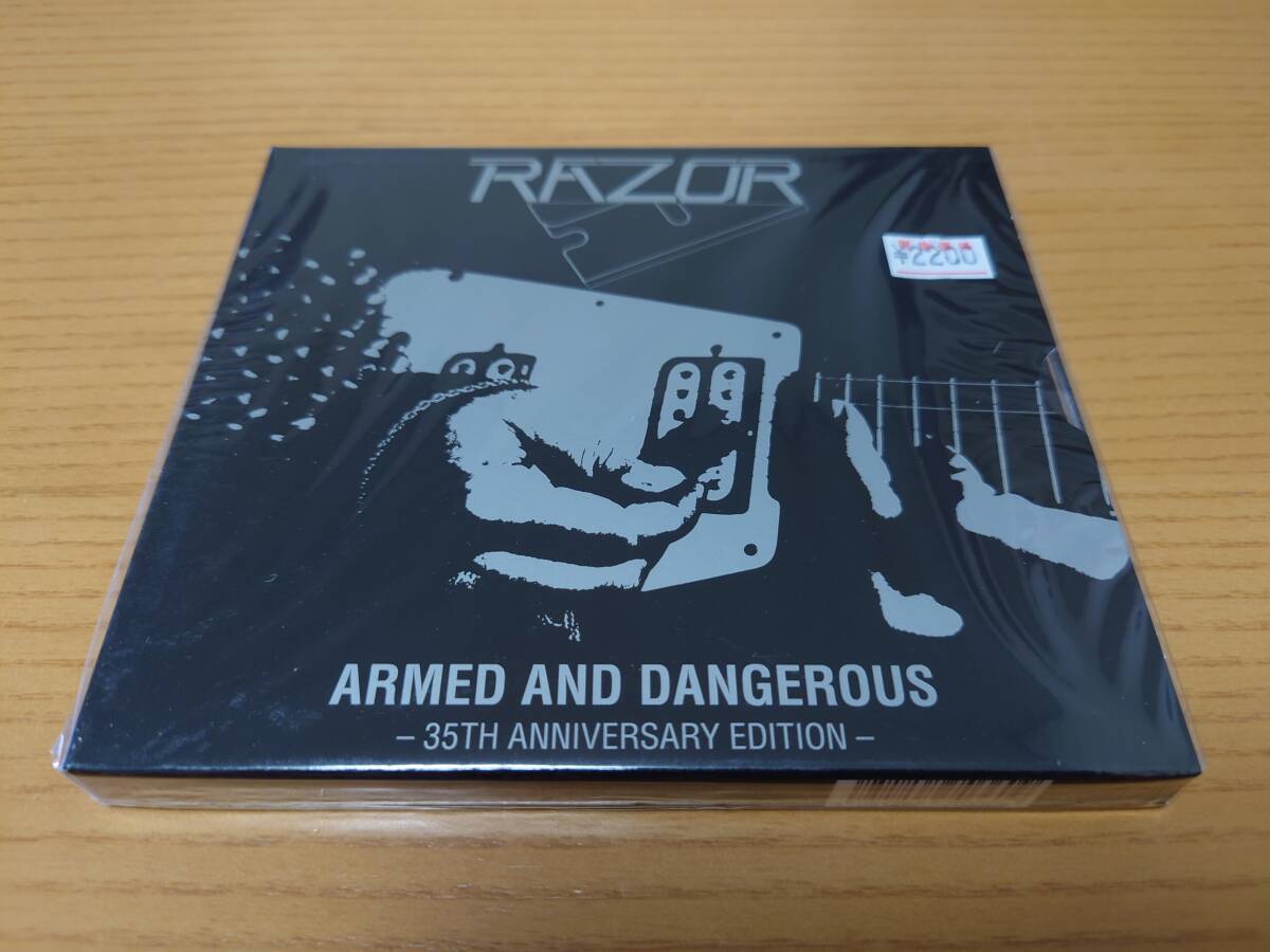 【未使用】スラッシュメタル RAZOR/ARMED AND DANGEROUS-35th ANNIVERSARY EDITION- オリジナル ...