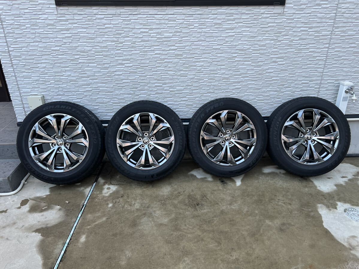 トヨタ 18インチ タイヤ・ホイールセット GRANDTREK PT30 ③ RAV4 TOYOTA 純正 18インチ 2024年製造 DUNLOP グラントレック