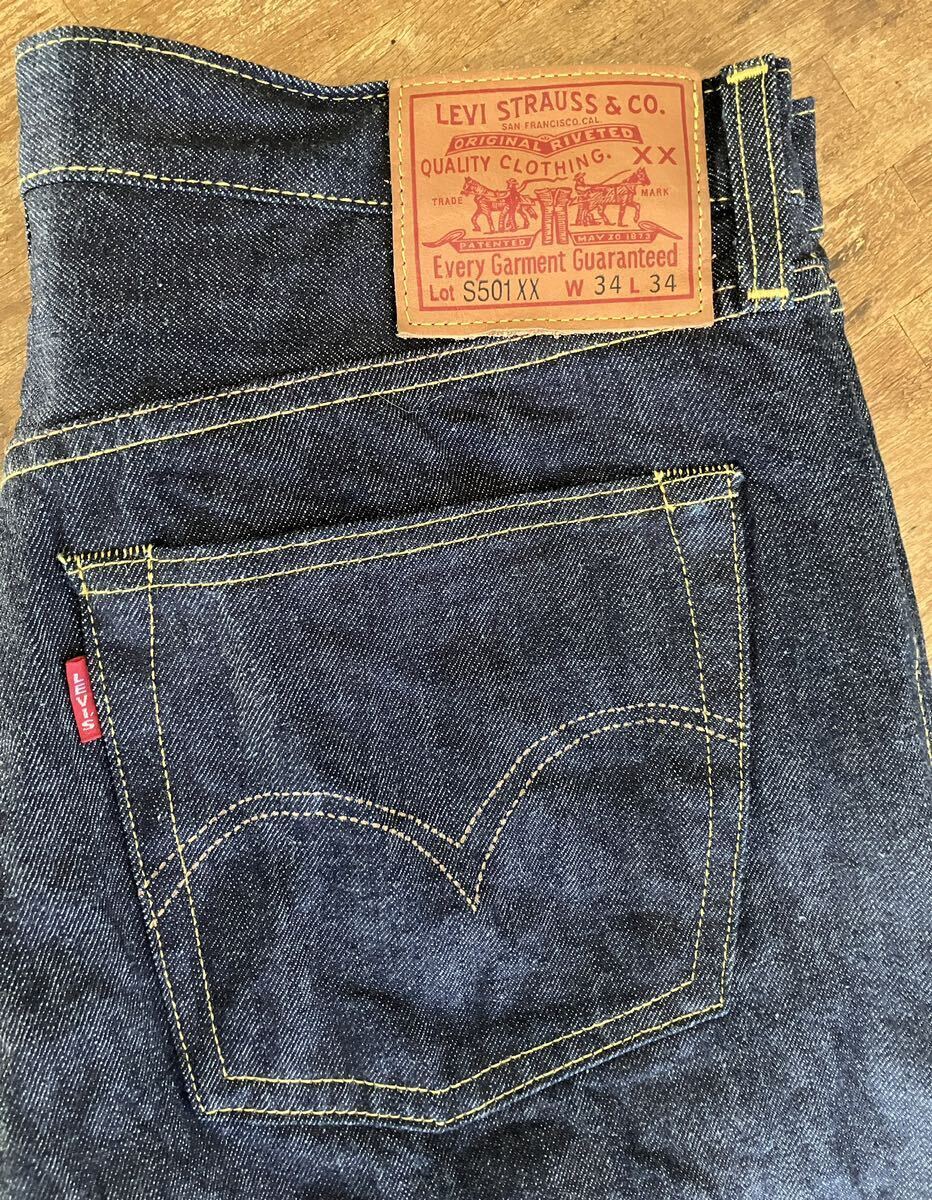 新品未使用 LVC S501XX 1944 大戦モデル 日本製 W33 L34 未使用】復刻