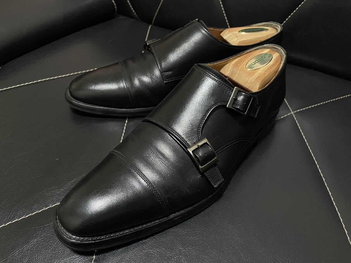 超美品 サントーニ 5 1/2 ダブルモンクストラップ