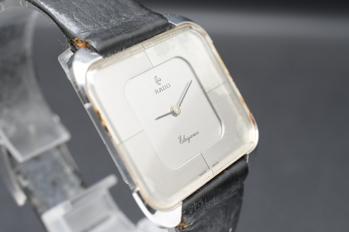 やや傷や汚れあり】RADO Elegance Ref:396 5020 4 Cal:609 ラドー