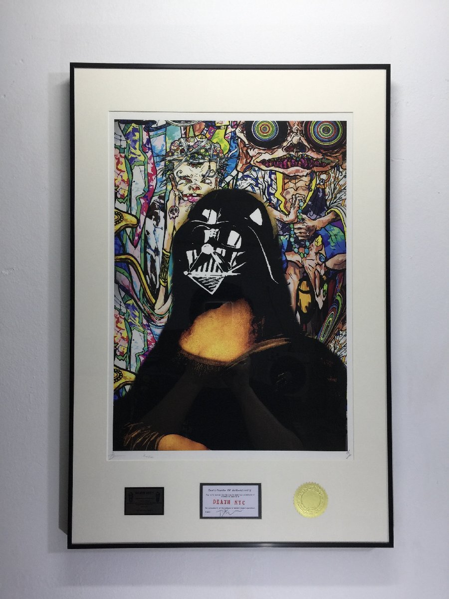 絵画、油彩、8号レオナルド・ダ・ヴィンチ白貂を抱く貴婦人、高級額縁