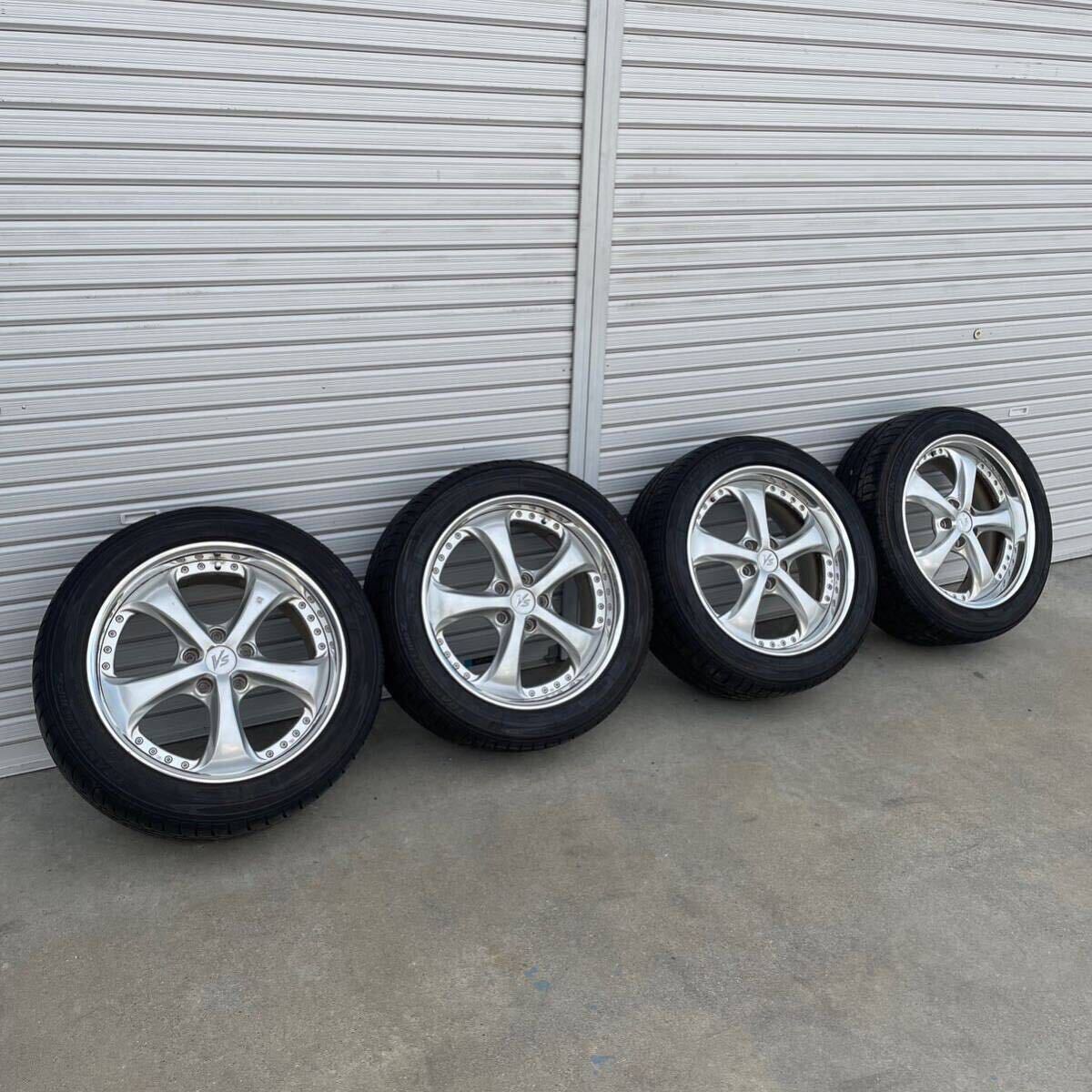 やや傷や汚れあり】【希少】WORK ワーク VSKF VS KF18インチ 8.0J +45 