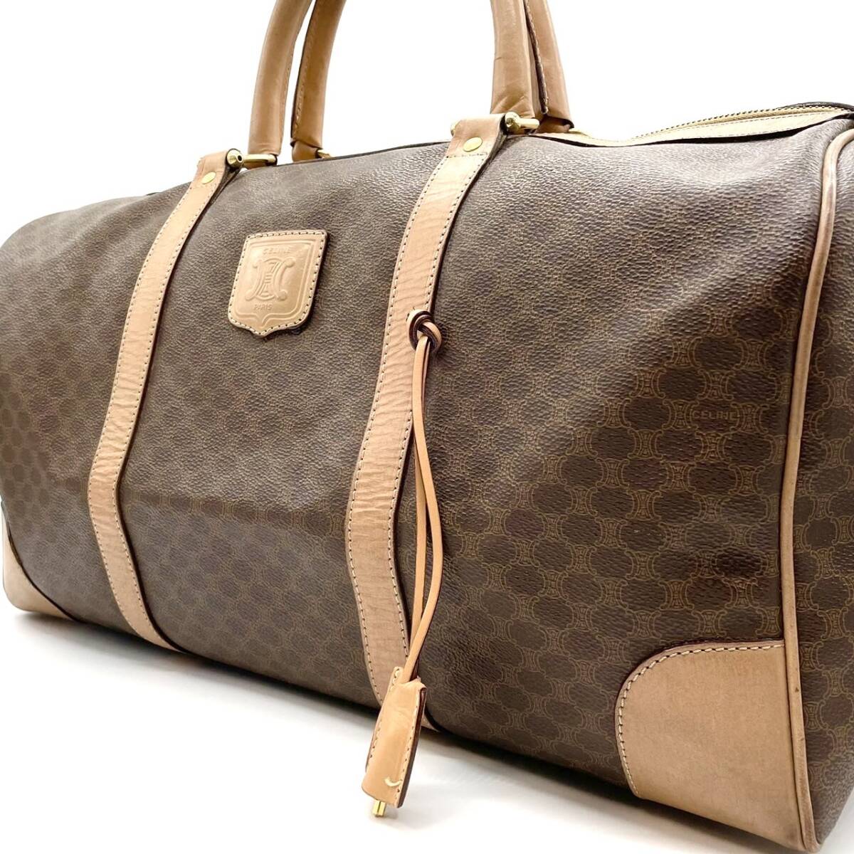 セリーヌ　マカダム　トリオンフ　ボストンバッグ　大容量　4179 セリーヌ マカダム トリオンフ ボストンバッグ 大容量 4179