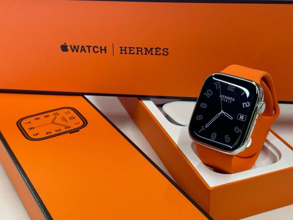 1566 Apple Watch エルメス　オレンジ　レザー　アップルウォッチ 1566 Apple Watch エルメスオレンジレザーアップルウォッチ