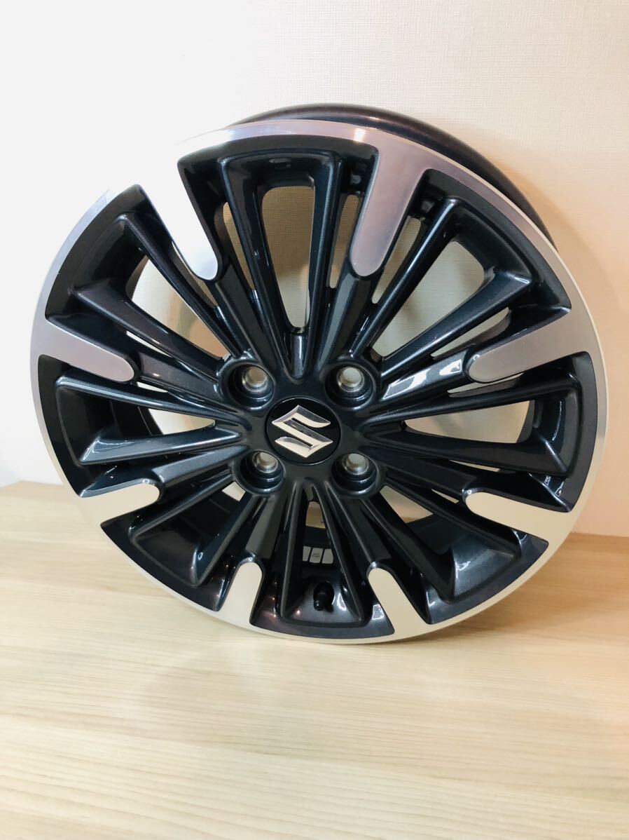 スズキ スペーシアカスタム 純正ホイールタイヤ付き（新車外し）165\55r15