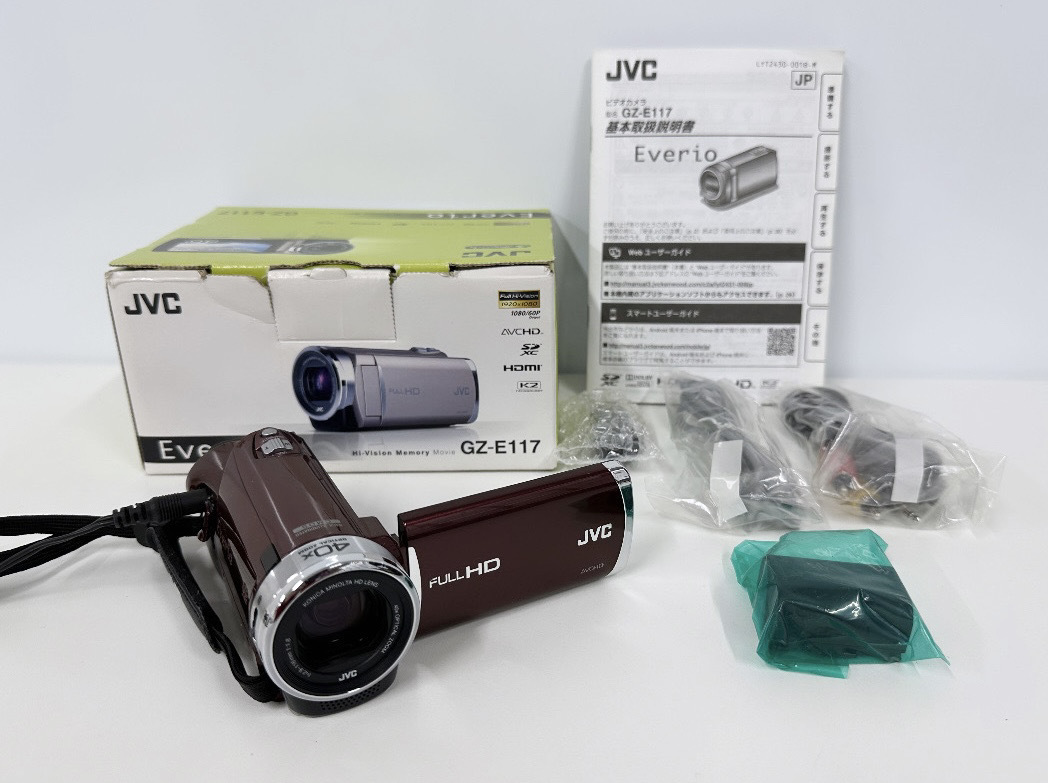 JVC 【動作確認済】JVC GZ-E220-S Everio ハイビジョンメモリー 