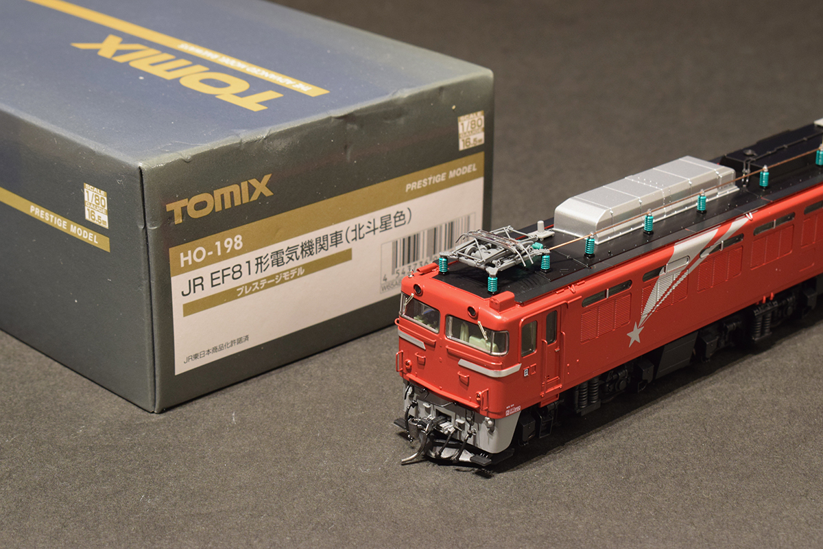 TOMIX HO-102 EF81形　電気機関車　北斗星カラー TOMIX】EF81形（北斗星色）2023年9月発売 | モケイテツ