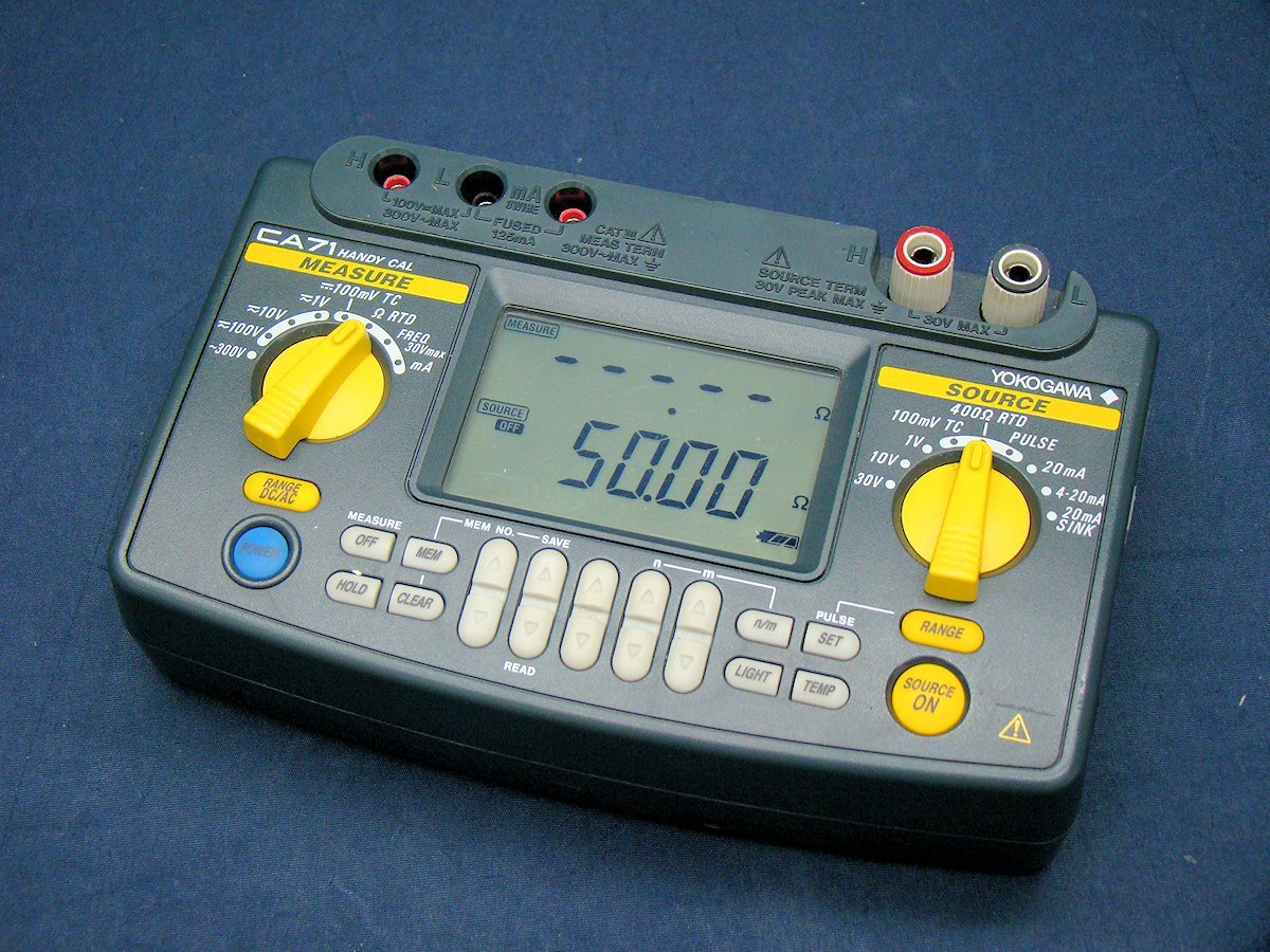 中古 横河 CA11E ハンディキャル （電圧電流タイプ）