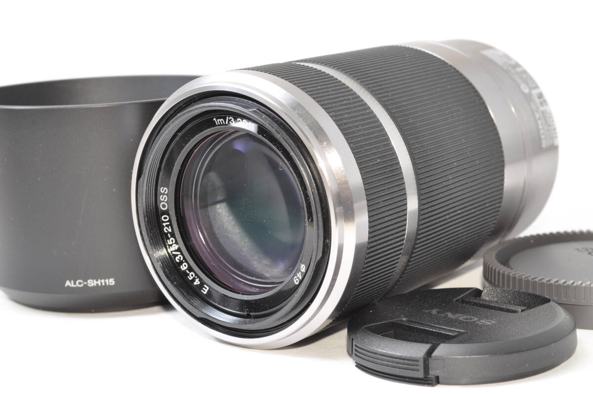 SONY E 55-210mm F4.5-6.3 SEL55210 シルバー 美品◇SONY E 55-210mm F4.5-6.3 OSS SEL55210 ソニー #398