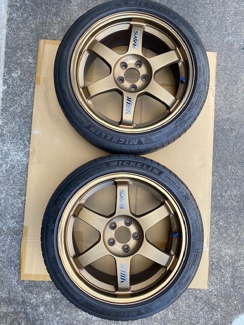 rays ボルクレーシング VR GTS pcd100 見渡せ 7.5j 5h
