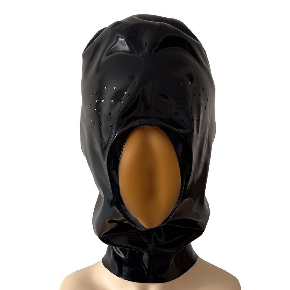 1(○´Д｀○)快感☆100%ラテックス製マスク一体型前取り外し全身