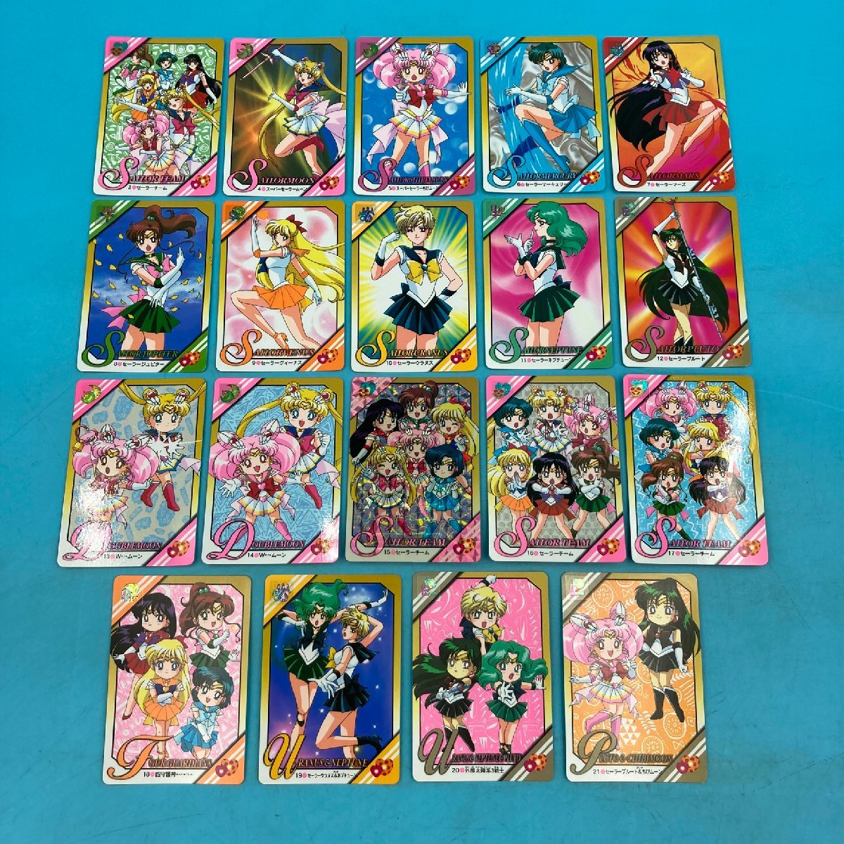 セーラームーン カードset ④ 美少女戦士セーラームーンカード④ セーラームーンR・S 5枚