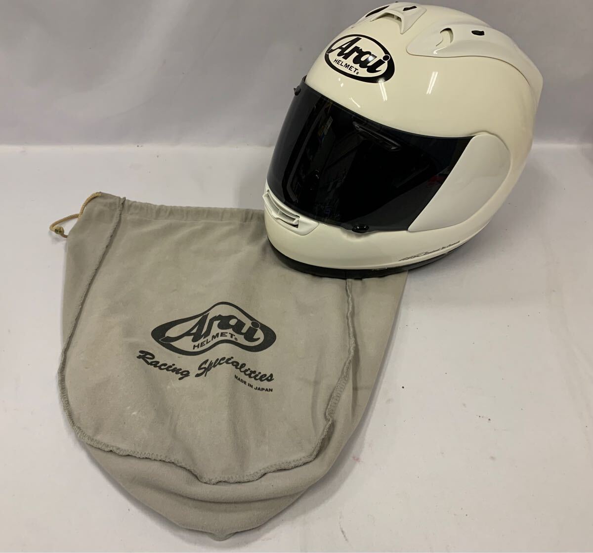 アライ ARAI RX-7 きこなせる ヘルメット グラスホワイト Mサイズ