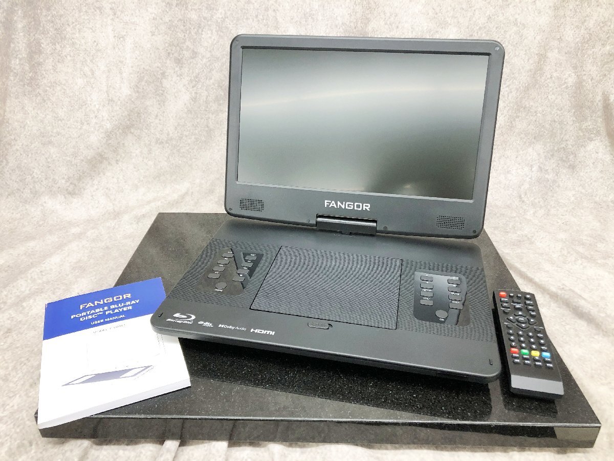 2回使用】ポータブルプレイヤー FANGOR F-BR114 FANGOR ブルーレイ
