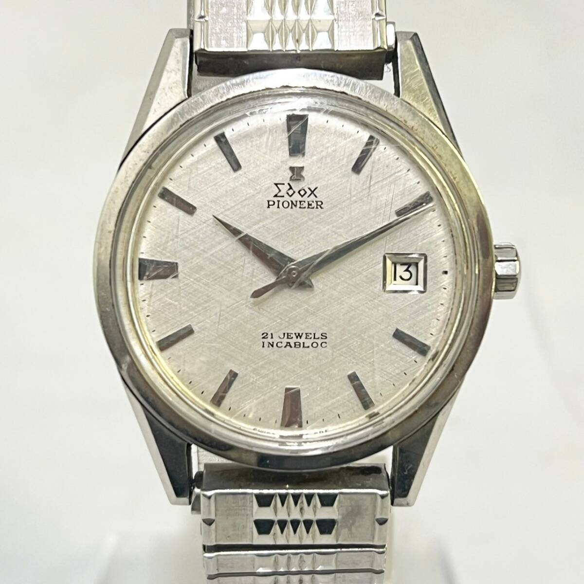 Edox Pioneer エドックス パイオニア 21石 手巻き腕時計｜Yahoo