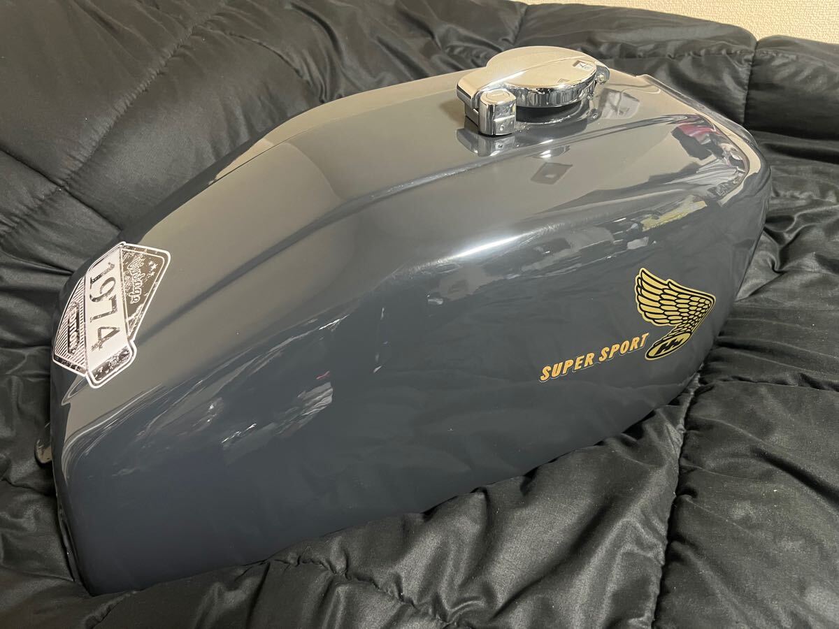 KZ1000LTDタンク】ガソリンタンクキャップ&フューエルコック付き