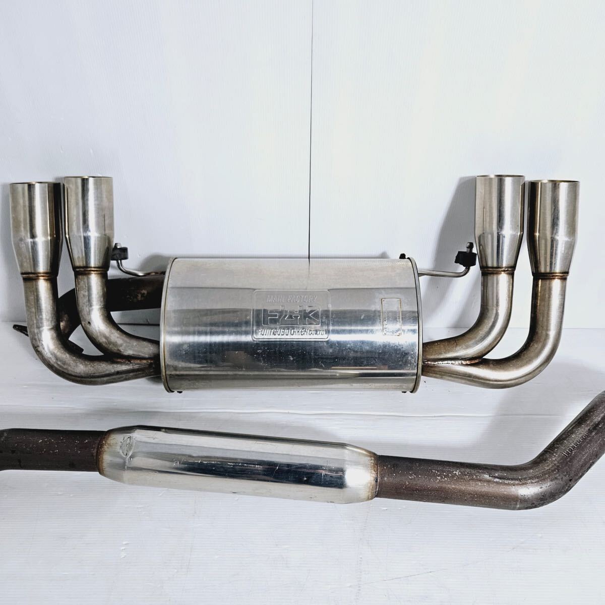 サムライパワー インプレッサGDB・GDA用W出しマフラー