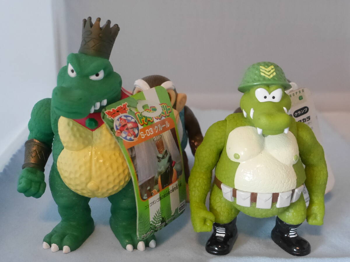 当時物]ドンキーコング フィギュア 9体+トロッコ セット