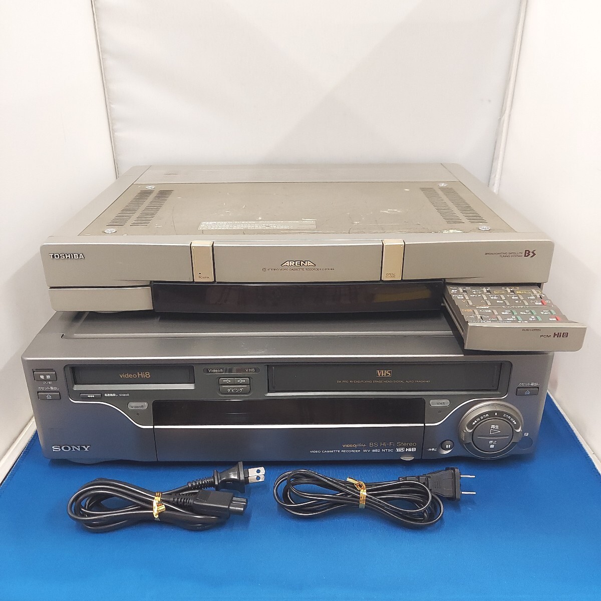 【ダビング可能】Hi8 VHS ダブルデッキ 8mm ビデオデッキ WV-BW3 ダビング可能】Hi8 VHS ダブルデッキ 8mm ビデオデッキ WV-BW3