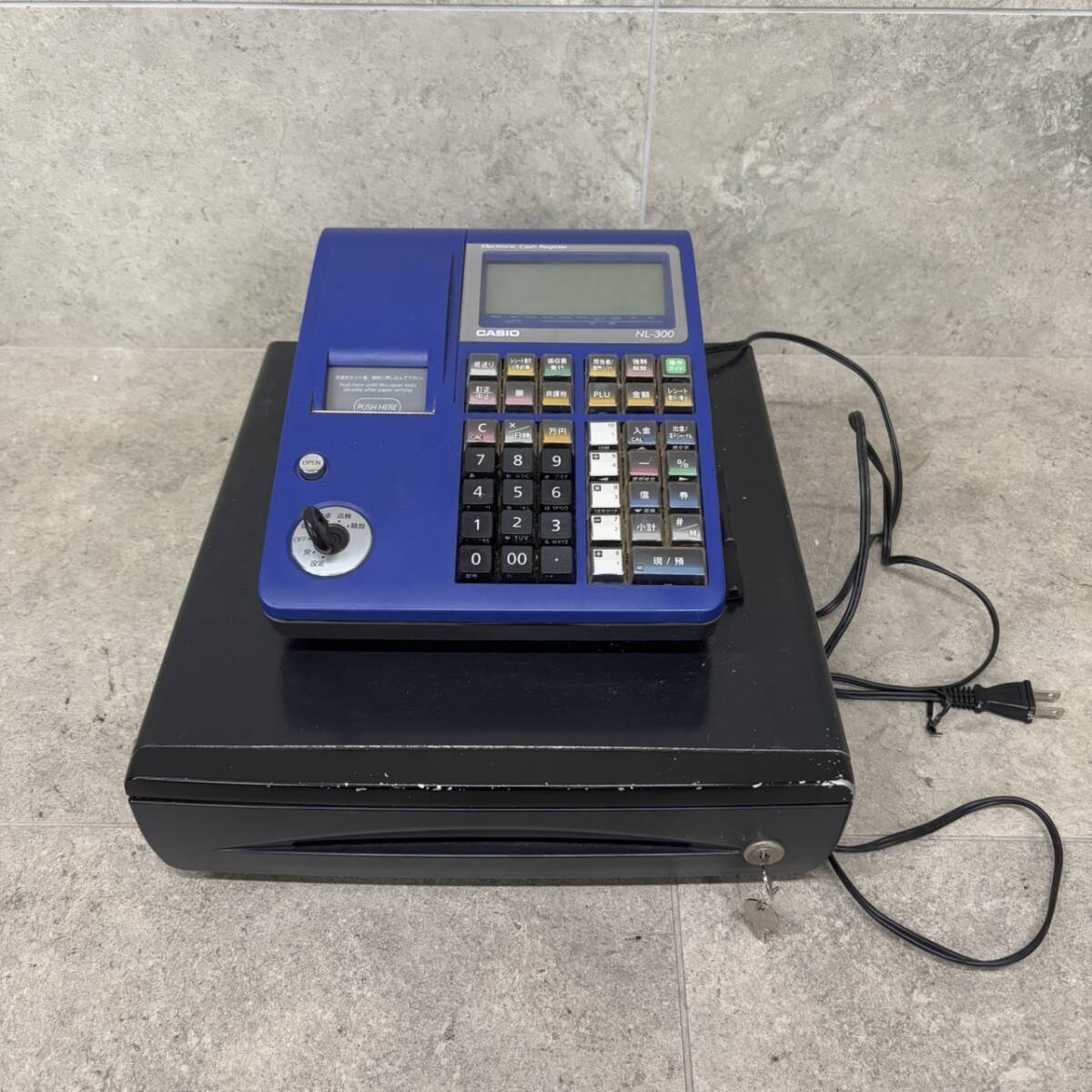 カシオレジスター TE-400 10部門ドロワ分離型