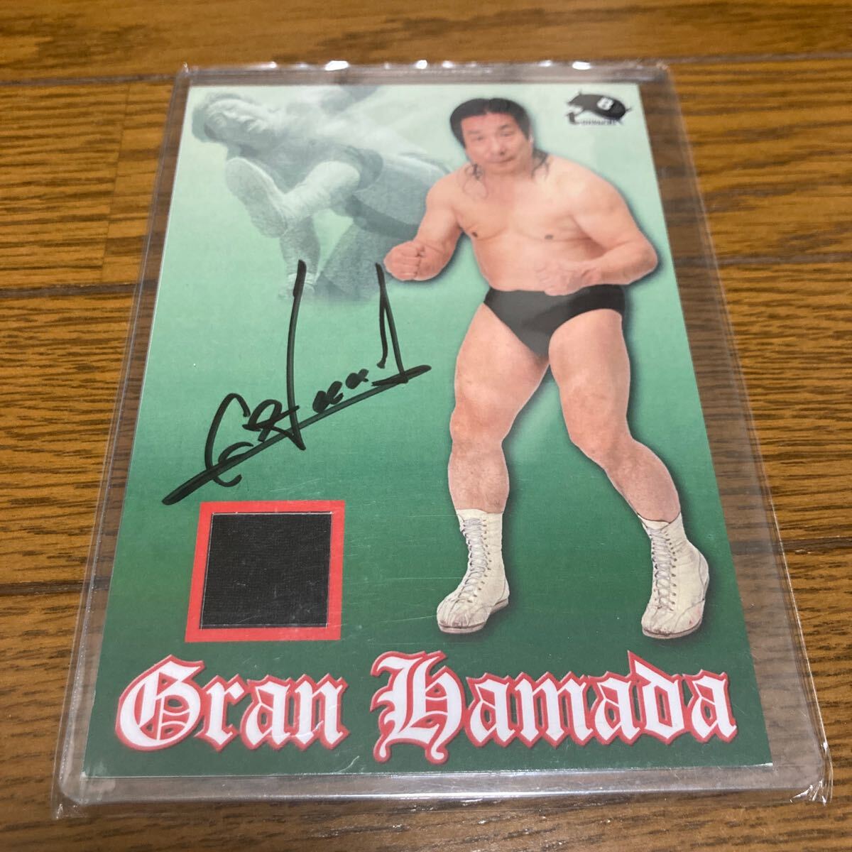 獣神サンダー・ライガー 直筆サイン 新日本プロレス オフィシャルマガジン バンダイ プロレスカード 獣神サンダーライガー 直筆サイン