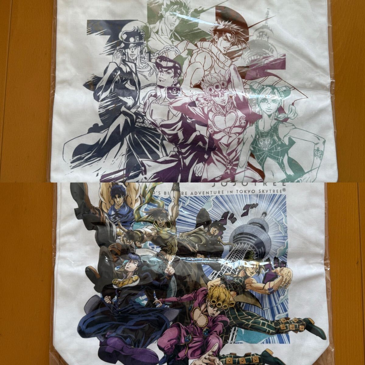 新品】ジョジョの奇妙な冒険 トートバッグ 荒木飛呂彦原画展 JOJO 冒険 