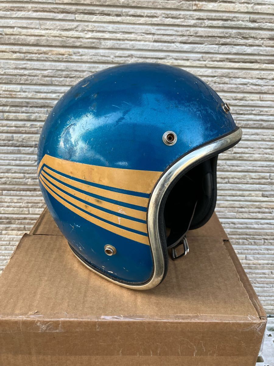 アーサーフルマーAF40 ビンテージ 70s、 RARE Vintage 70s Arthur Fulmer AF40 Motorcycle Helmet Red