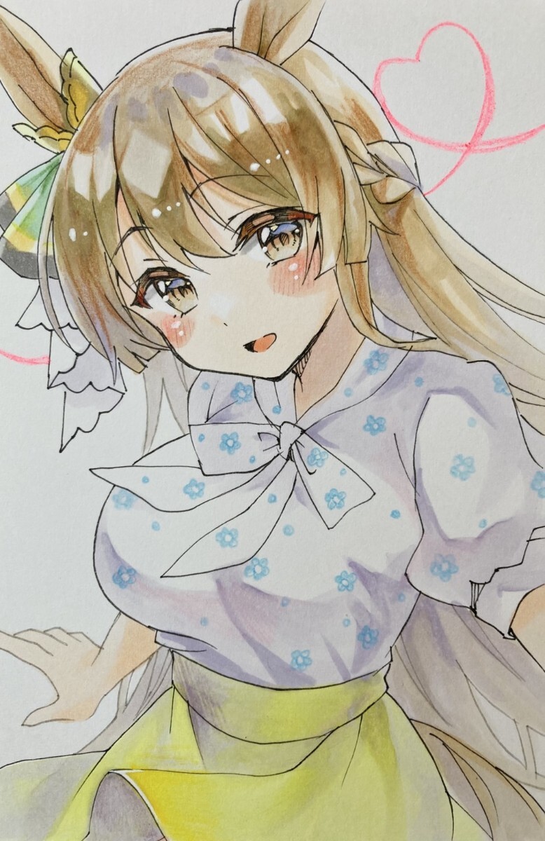 手描きイラスト ウマ娘 サトノダイヤモンド ※差分あります