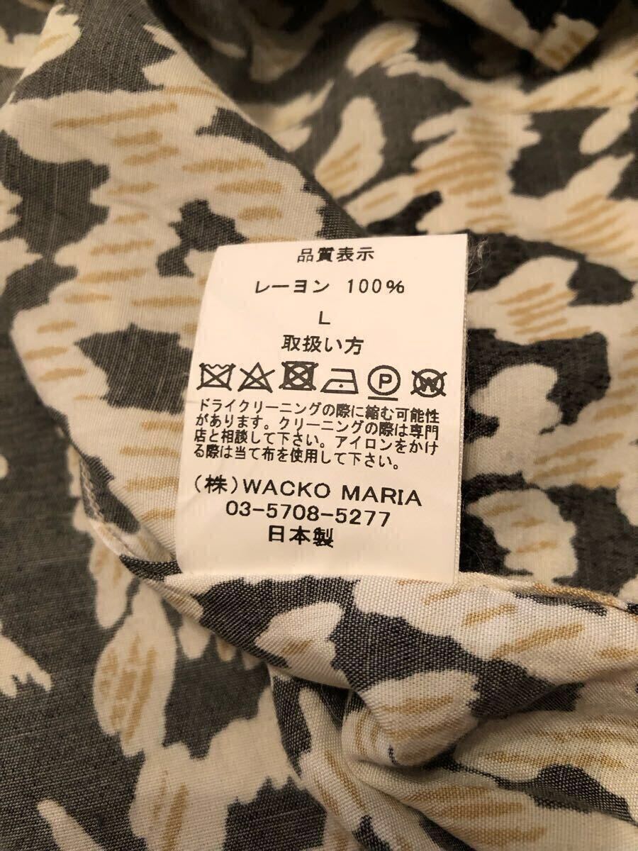 三浦春馬着用】ワコマリア×ウルフズヘッドドローイング アロハ