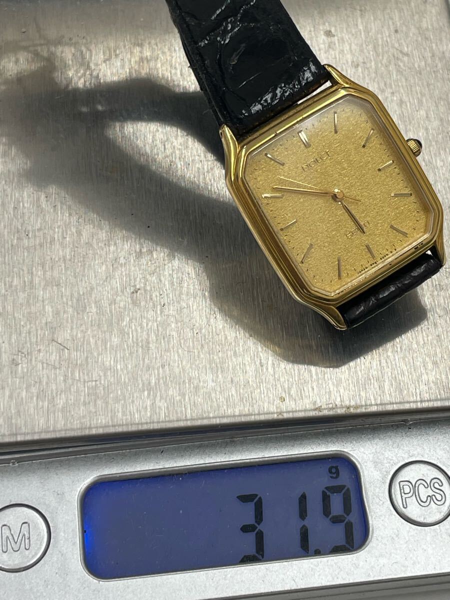 稼働品 セイコードルチェ SEIKO DOLCE 腕時計8N41-7050 電池新品 年差20秒】SEIKO DOLCE セイコー ドルチェ 8N41-7050