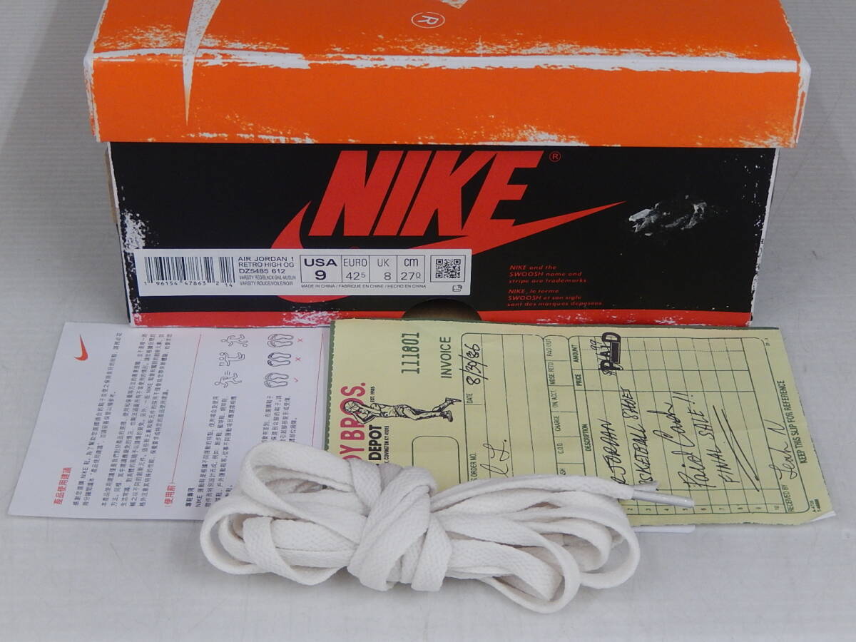 新品】新品 27.5cm NIKE AIR JORDAN BRED MID ナイキエア